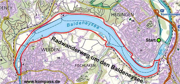 baldeneysee radfahren