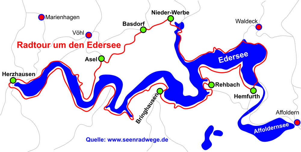 Edersee Radweg